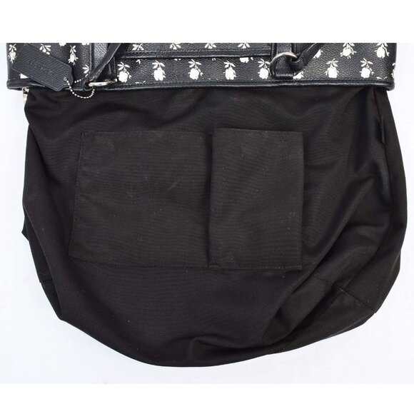 Coach Crosby Large Carryall Tote in Floral Printed Crossgrain Leather - Picture 5 of 15